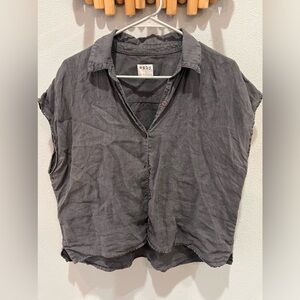 esby Cindy Top || 100% Linen Top